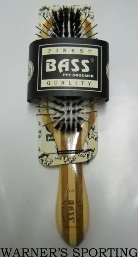 736473104517 BASS Brushes Wire Pin Boar Hair Pet Groomer