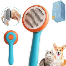 744110806601 BEACKED Cat Dog Brushes Pet Cleaning Slicker