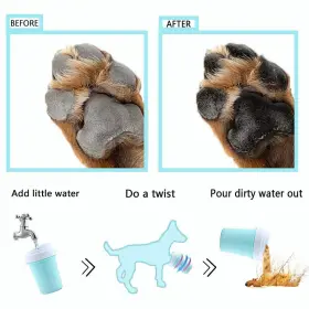 791290959337 BEALY Silicone Paw Washer Dogs Clean Nic #2