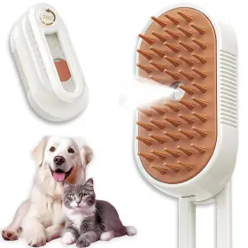 Belieonu 768913690014 Cat Brush Steam Rechargeable Steamy Pet Grooming For Shedd