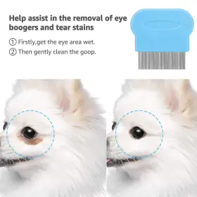 414759972723 BENSEAO Flea Comb Cat Lice Tear Stain Dog Pet #2