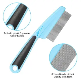 414759972723 BENSEAO Flea Comb Cat Lice Tear Stain Dog Pet #3