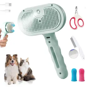 7894332L PET Brush Steam Cat Hair Dog Electric Spray Comb