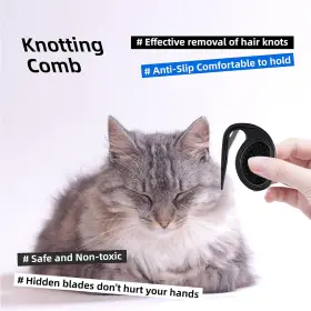 711181996241 BLVB Knotting Comb Cats Pet Dog Shedding Brush #3