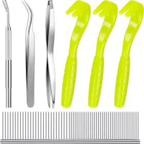 797805835011 BOAO Pet Removal Tool Dogs Cats Steel Tweezers