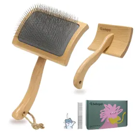 726084150980 BOBOPAL Dog Slicker Brush Shedding Haired Remove