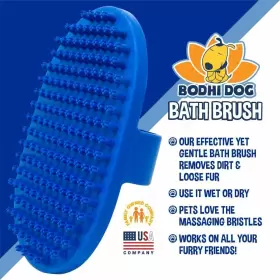 855869007123 BODHI DOG Pet Shampoo Brush Massage Rubber Curry #3