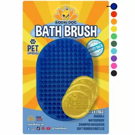 855869007123 BODHI DOG Pet Shampoo Brush Massage Rubber Curry