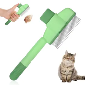 699257 BOHUIZ Flea Comb Cats Dogs Brush Shedding Release