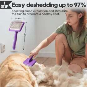 445037023043 BONTECK Dog Slicker Brush Goldendoodles Kit #3