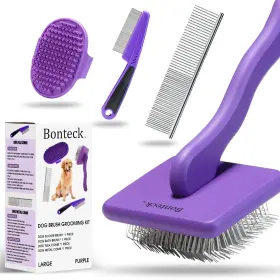 445037023043 BONTECK Dog Slicker Brush Goldendoodles Kit