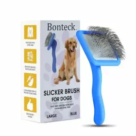897126290370 BONTECK Dog Slicker Brush Pet Hair Doodle