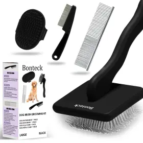 DBGK002 BONTECK Dog Slicker Brush Goldendood Kit