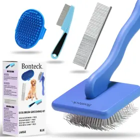 DBGK003 BONTECK Dog Slicker Brush Goldendood Kit