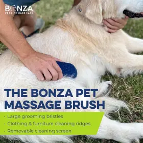 BP-300A BONZA Dog Cat Massage Brush Bath Screen #2