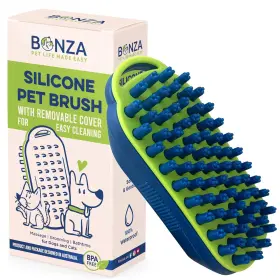 BP-300A BONZA Dog Cat Massage Brush Bath Screen