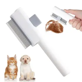1073581 BOXOB Pet Hair Remover Comb Cat Brush Release
