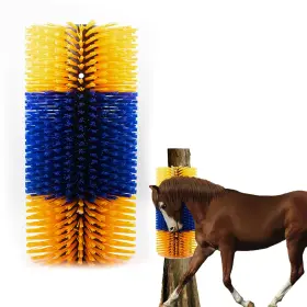 313036587583 BRANDED01 Livestock Brush Equine Bovine Massage