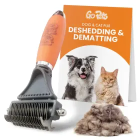 313038015022 BRANDED01 Dematting Deshedding Comb Dogs Cats
