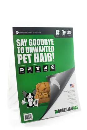 BM-8X11-25 BRAZILIANMAT Dog Cat Hair Remover Sheets Pet Lint
