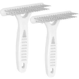 772467785362 BRILLIRARE Pack Dog Rake Steel Pet Deshedding