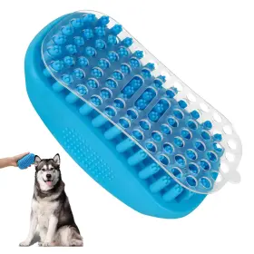 BB24-S1B BRILLIRARE Dog Brush Silicone Pet Bath Brushes