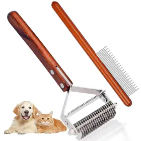 753873980206 BRUSH FAMILY Cat Dematting Deshedding Pet