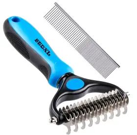 738626181697 BTDXL Dog Brush Sheddingdeshedding Double Gro