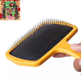 445040173131 BURTS BEES FOR PETS Ocean Bound Slicker Brush #3
