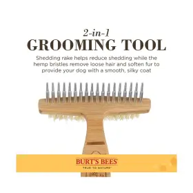 FF12804PCS24 BURTS BEES FOR PETS Dog Hair Brush Double Pin #2