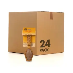 FF9718PCS24 BURTS BEES FOR PETS Double Pin Brush Hemp Bristle
