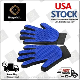 BUYOHLIC Pet Hair Removing Glove Cats Dogs Fulfilled