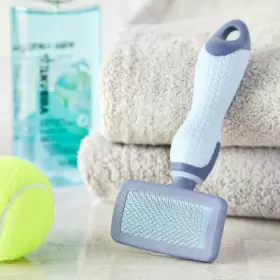 BV-GR-2405 BV Vibrant Dog Slicker Brush Tpr Grip