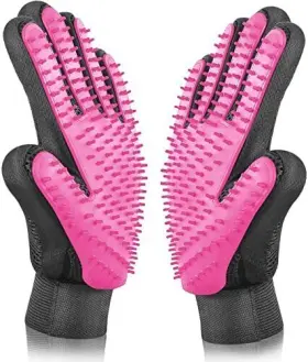 652508561639 BYETOO Pet Dog Cat Glove Gentle Deshedding Brush