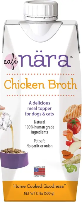 10851395005975 CAF NARA Chicken Broth Meal Topper Dogs Cats