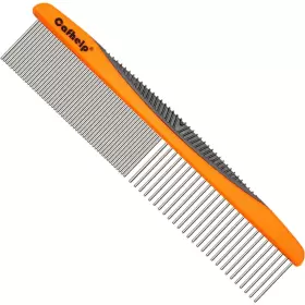 445035368320 CAFHELP Dog Comb Cat Rounded Ends Steel