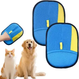 313027870830 CAIBAO Pet Hair Remover Gloves Cats Dogs Wash