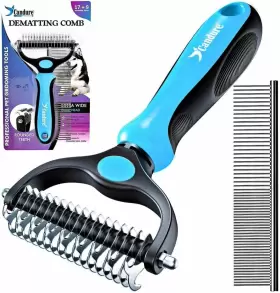 060785430138 CANDURE Pet Dog Brush Shedding Effective Hair