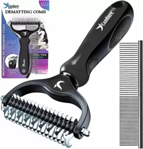 060785430343 CANDURE Pet Dog Brush Shedding Effective Hair