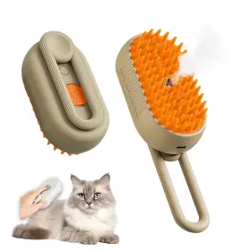 603020486061 CARLINOO Steam Brush Cats Pets Steamer Ta