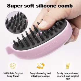 083078219161 CARMEX Cat Steam Brush Shedding Rechargeable Ste #2