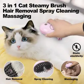 083078219161 CARMEX Cat Steam Brush Shedding Rechargeable Ste #3