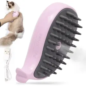 083078219161 CARMEX Cat Steam Brush Shedding Rechargeable Ste