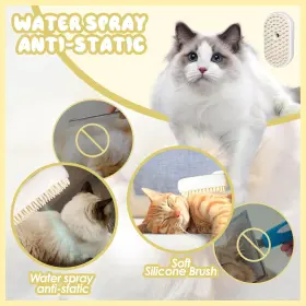 445014684618 CAT BRUSH Steam Cats Dogs Clean Pet Spa Tool #3