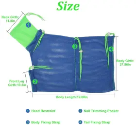 789622664165 CATCAN Cat Bathing Bag Breathable Mesh Shower #2
