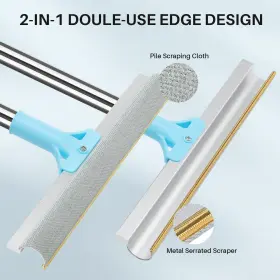 MX014 CEUKU Pet Hair Removal Tool Carpet Rake Uproot Clean #2