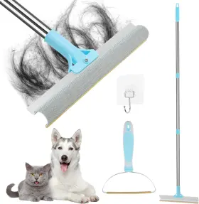 MX014 CEUKU Pet Hair Removal Tool Carpet Rake Uproot Clean