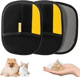 313053546563 CHENYANC Pet Hair Remover Electrostatic Gloves