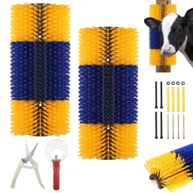 2G04CM125057 CHEWOOF Pack Livestock Scratching Brushes Horse