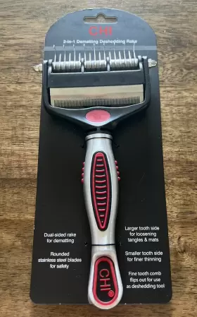 742797053158 CHI FOR DOGS Dog Dematting Deshedding Rake Hair
